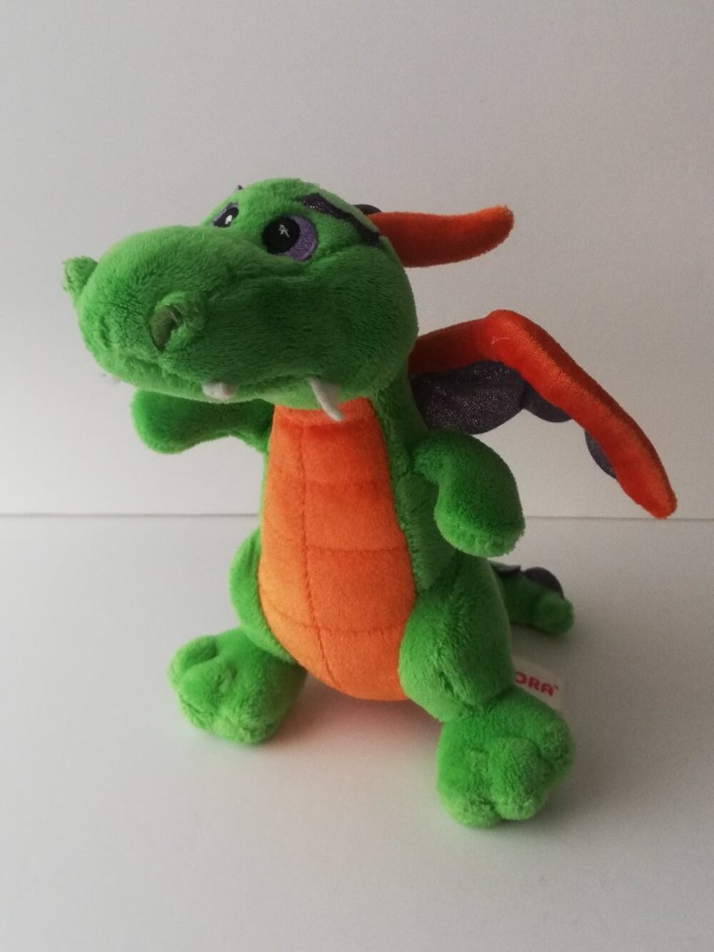 Aurora "Legendary Friends" Green Dragon Plush – 7" – WORKING SOUND MELODY